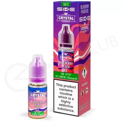 Blueberry Peach Ice Nic Salt E-Liquid by Crystal Original