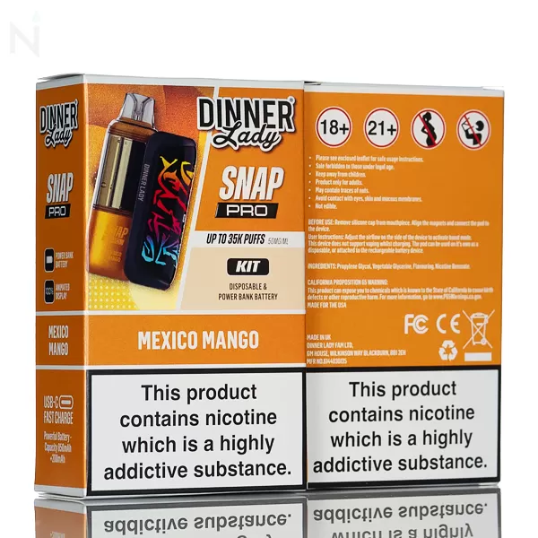 Dinner Lady Snap Pro 35K Disposable Kit - Miami Mint - Image 3