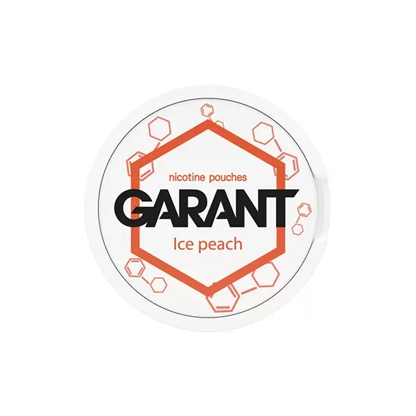 Garant Ice Peach Nicotine Pouches - Strength#20mg