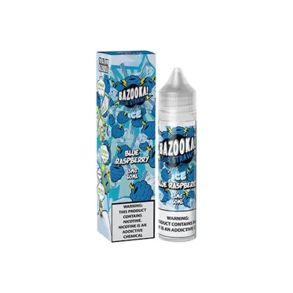 BAZOOKA Sour Straws Blue Raspberry Ice 60ML