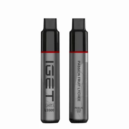IGET HOT 5500 Puffs Passion fruit lychee - Ozvapeone