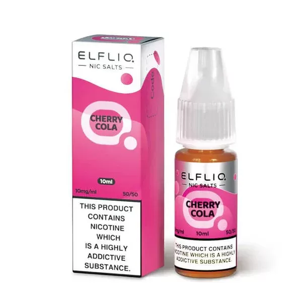 Cherry Cola Elfliq Nic Salt Elf Liq E-Liquid 5mg, 10mg, 20mg – 5pks, 10pks & 20pks