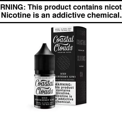 ICED STRAWBERRY KIWI BY COASTAL CLOUDS SALT TFN 30ML - Vapejuice