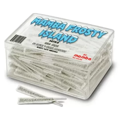 Gold Gash Mamba Frosty Island Glazed With Diamonds Pre-Rolls 50ct 1G - Ejuicewarehouse