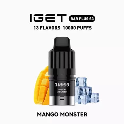 IGET Bar Plus S3 Pod – Mango Ice - Ozvapeone (AAABA6)