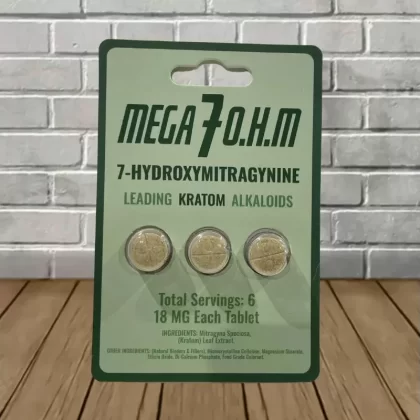 Mega 7 O.H.M 7-Hydroxymitragynine Extract Tablets 3ct - Ejuicewarehouse