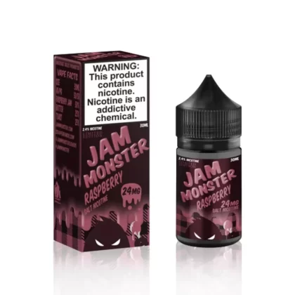 Jam Monster Salt E-Liquid – Raspberry – 30ml