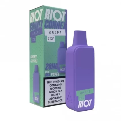 Riot Squad Connex Grape Ice Nic Salt E Liquid Pod