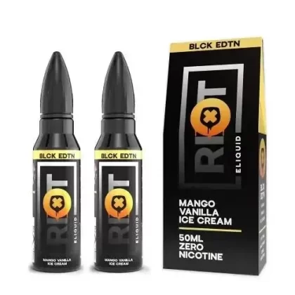 Riot Squad Mango Vanilla Ice Cream Shortfill 2 x 50ml Shortfill Bundle