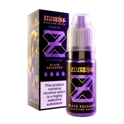 Black Reloaded Nic Salt By Zeus Juice