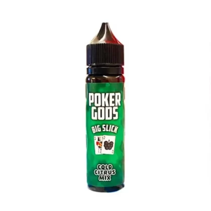 Poker Gods Big Slick 100ml Short Fill E Liquid Bottle - Vapourdays Co