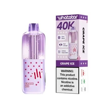 Whatabar Linko 40K – Grape Ice Disposable Vape