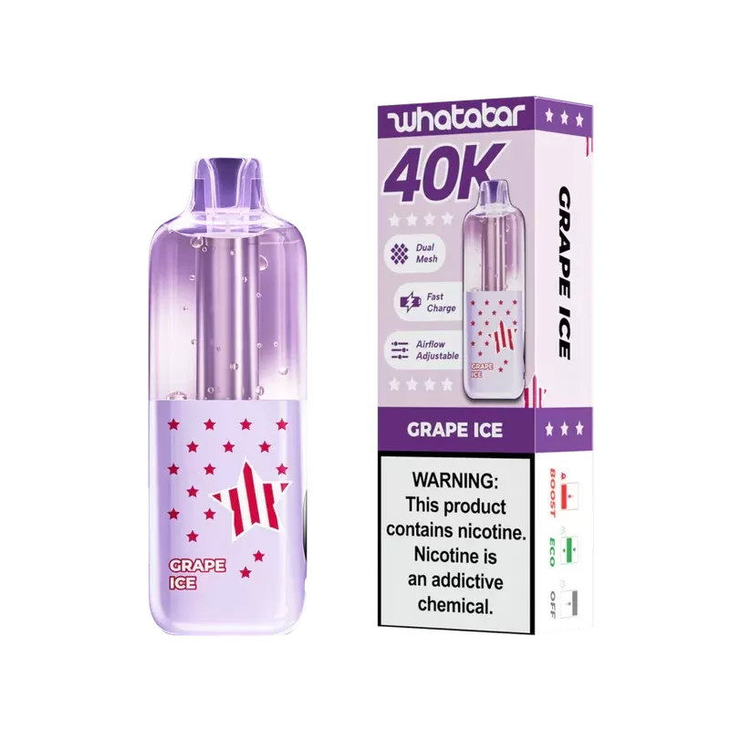 Whatabar Linko 40K – Grape Ice Disposable Vape