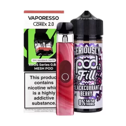 Vaporesso XROS 4 Nicotine Free Bundle - Lilac Purple / 1.2ohm (Coil)