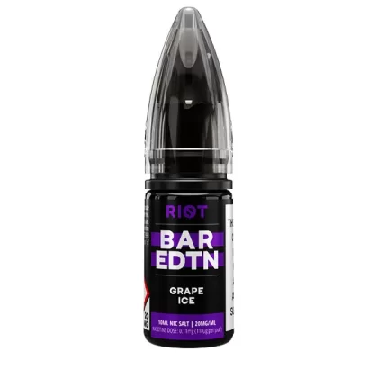 Grape Ice BAR EDTN Riot Squad Nic Salt E-Liquid - 20mg