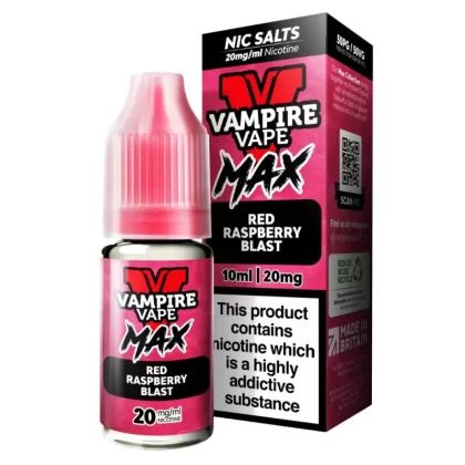 Red Raspberry Blast VV Max Nic Salt E-Liquid by Vampire Vape (10ml)