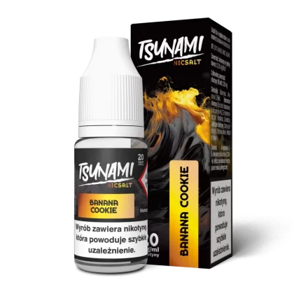 Liquid Tsunami Salt 20mg 10ml Banana Cookie