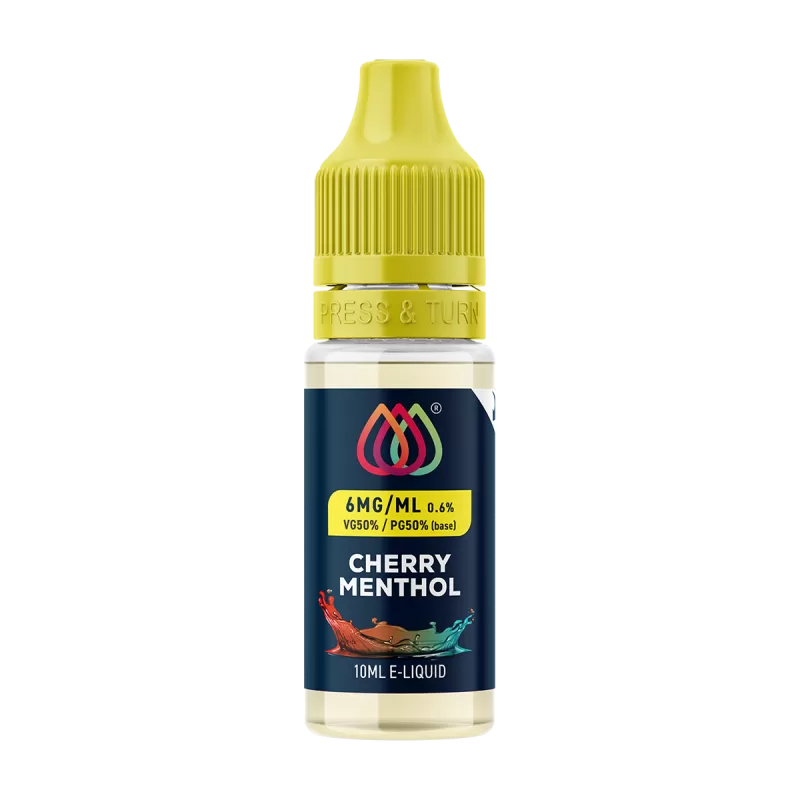 Cherry Menthol E-Liquid by Aquavape - 10ml - 3mg - Vape Product (3271CE) - Image 2