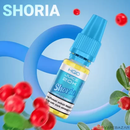 HQD 20K Juice Liquid – Shoria - demineralisiertes Wasser / Propylenglykol / pflanzliches Glycerin / Aromastoffe / Nikotin / 3mg/ml