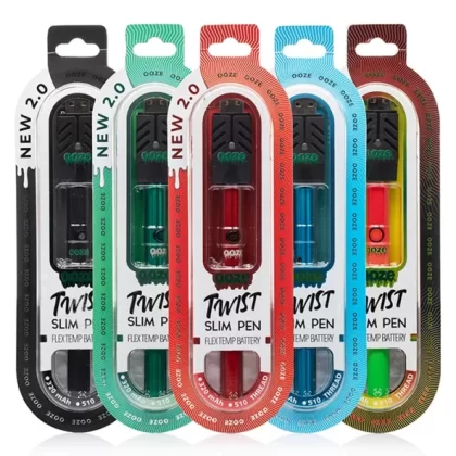 Ooze Twist Slim Pen 2.0 Flex Temp Battery - Slime Green