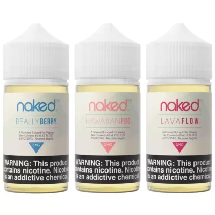 Naked 100 Original 3 Bottle Bundle - 180mL (3x60mL); Vape Product, Vape Product