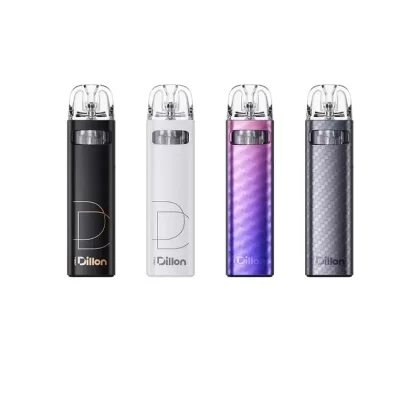 UWELL DILLON EM POD KIT [CRC] - Color#LUXURY BLACK GOLD>OFF WHITE MICRO ARC>PURPLE AURA QUARTZ>SILVER QUARTZ FIBER
