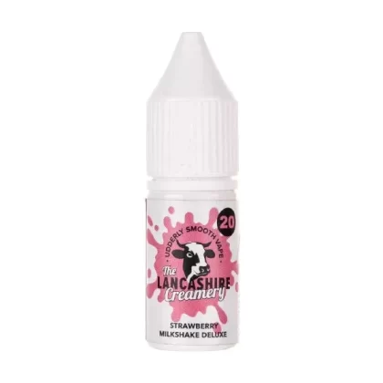 Strawberry Milkshake Deluxe Nic Salt By The Lancashire Creamery - 5mg