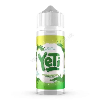YeTi Kiwi Passion Fruit Guava Ice E-Liquid Shortfill - Vapestreams Co