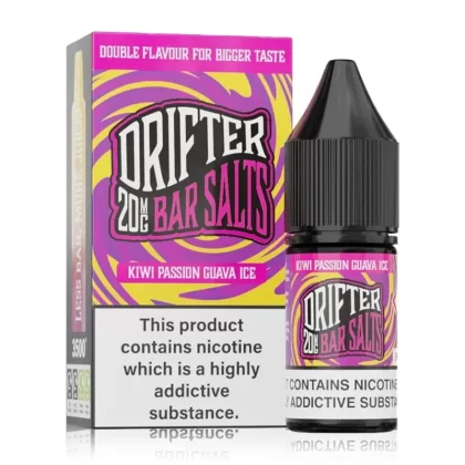 Kiwi Passion Guava Ice By Drifter Bar Salts 10ml - Nicotine Strength#10mg (Salt)>20mg (Salt)>5mg (Salt)