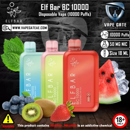 Elf Bar BC 10000 Puffs Disposable Pod Device - 20 mg / Miami Mint