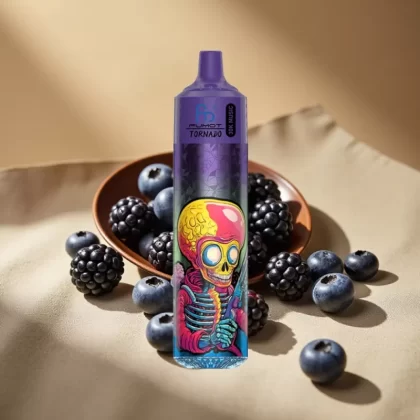 Fumot RandM Tornado 30000 Puffs 30mL 5% Mesh Disposable Vape Blueberry Blackberry