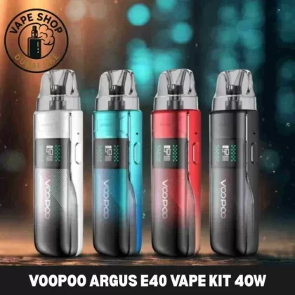 Voopoo Argus E40 Vape Kit 4ow in Dubai - Lake Green, Modern Red