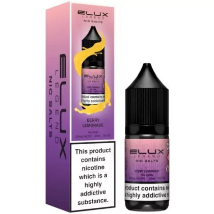 Berry Lemonade Nic Salt E-Liquid Legend Series by ELUX (10ml) - 10mg