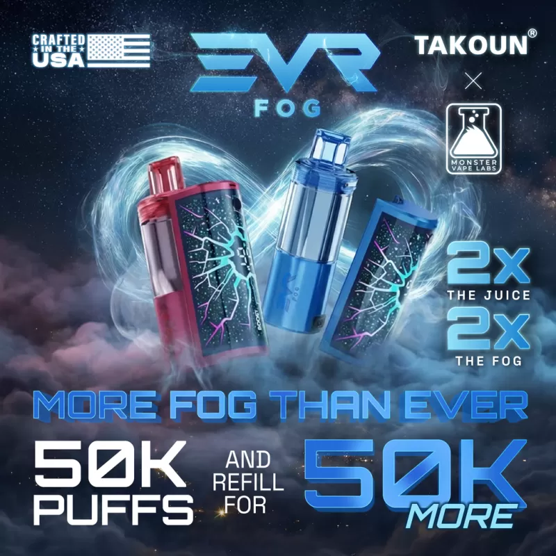 EVRFOG 100K Refillable Disposable KIT - Sour Cranapple - Image 2