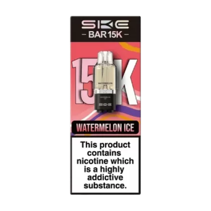 SKE Bar 15K Refill Pod Watermelon Ice - Nicotine Strength#20mg (2AEBA3) (2AEBA3)