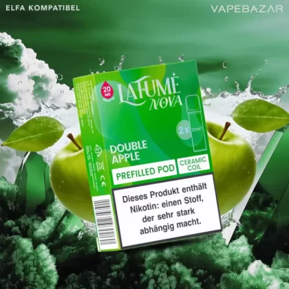 La Fume Nova Pods – Double Apple (2er Pack) - La Fume / Propylenglykol / Aromastoffe / Nikotin / Glycerin