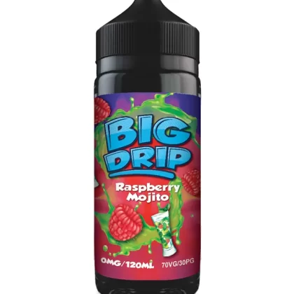 Doozy Vape Big Drip Raspberry Mojito 120ml E Liquid