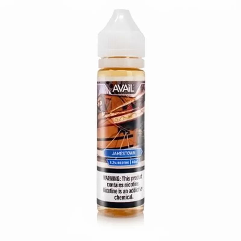 Jamestown – AVAIL Vapor – 60mL Made in USA Virginia Tobacco - Vape Product; Vape Product, Vape Product (D62ACF)