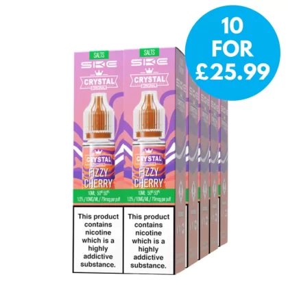 Box of 10 – 20mg (2%) SKE Crystal 10ml Nic Salts - Vape Co