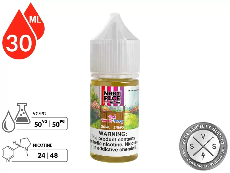 Red Punchberry by MRKT PLCE Salt 30ml - Image 2