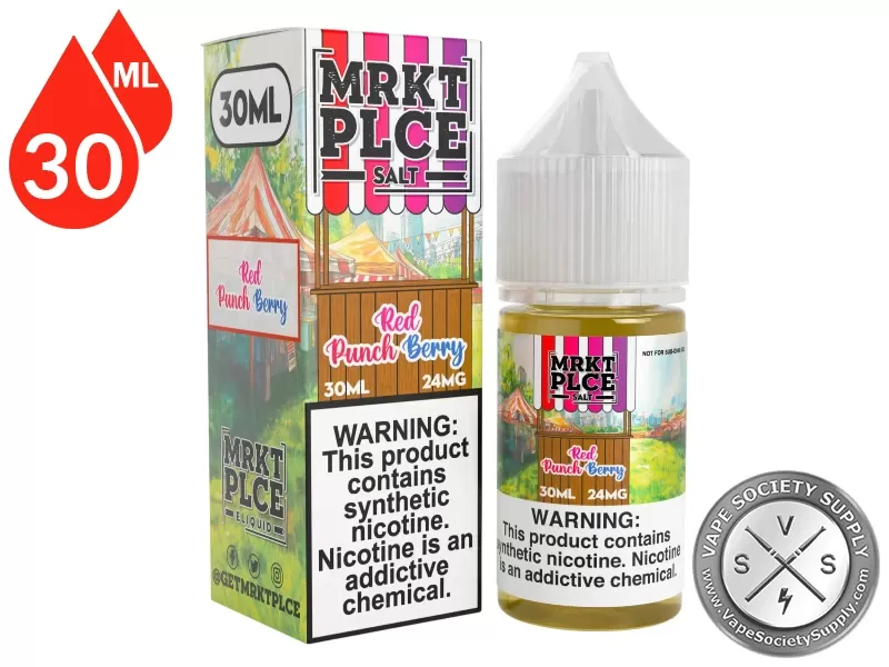 Red Punchberry by MRKT PLCE Salt 30ml - Image 3