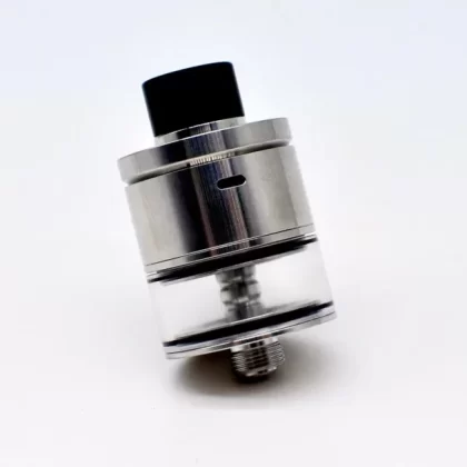 ANTIQUITY V2 RDTA By Vinegar Works - Style#RDTA>Black Ultem Cap>Clear Replacement Glass>Ultem Replacement Class>O Ring Kit