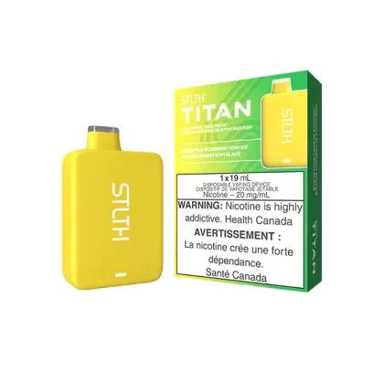 STLTH TITAN Disposable Vape – Pineapple Blueberry Kiwi Ice - Eliquidsupply