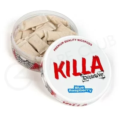 Killa Blue Raspberry Nicotine Pouches