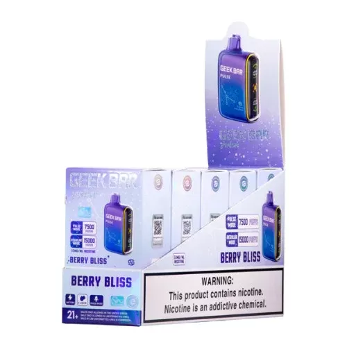 BULK Berry Bliss GEEK BAR Pulse – Box of 5