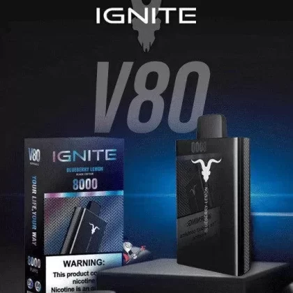 Ignite V80 (8000 Puffs) Disposable Device - Flavor#Grapefruit Mint>Green apple>Kiwi Passion Fruit>Menthol Strawberry Ice>Watermelon Ice>Blueberry Melon>Banana cherry>Blueberry Ice>Grape Ice> (E0F0AD)