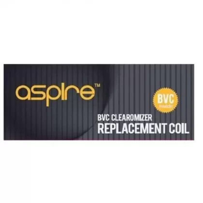 BVC Clearomizer Replacement Coils by Aspire (5 Pack) - 1.8 Ohm