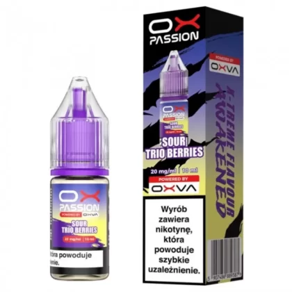 Liquid OXVA OX Passion Salt 10ml 20mg Sour Trio Berries