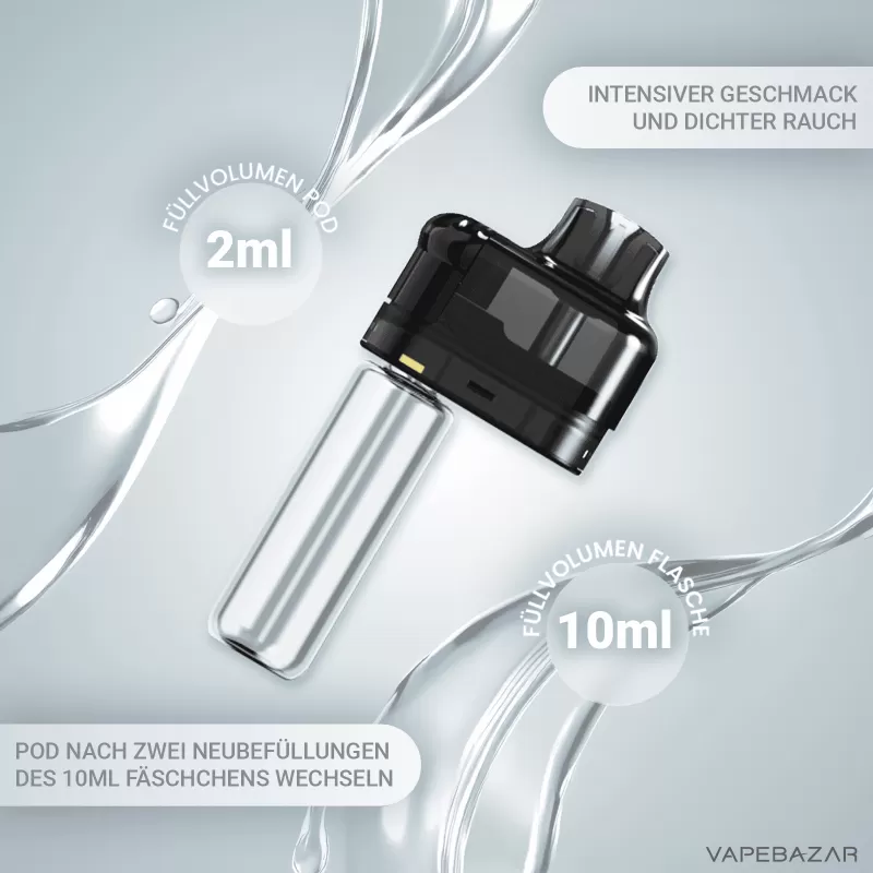 La Fume Inocera Open Pods - Pod Kit / La Fume / 850 mAh / 2ml + 10ml / USB-C - Image 2