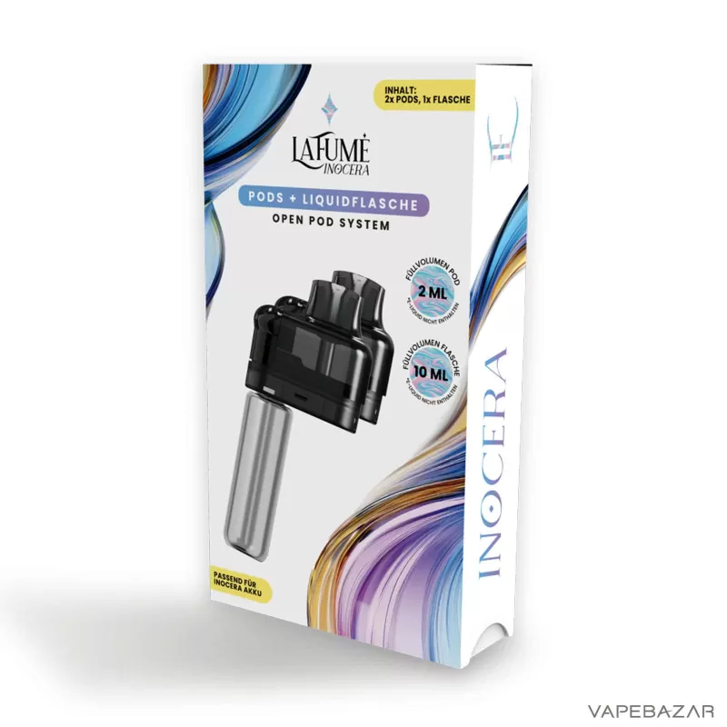 La Fume Inocera Open Pods - Pod Kit / La Fume / 850 mAh / 2ml + 10ml / USB-C - Image 3